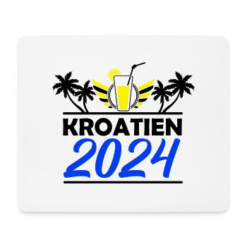 Croatia 2024 - Mouse Pad (horizontal) - white - Front