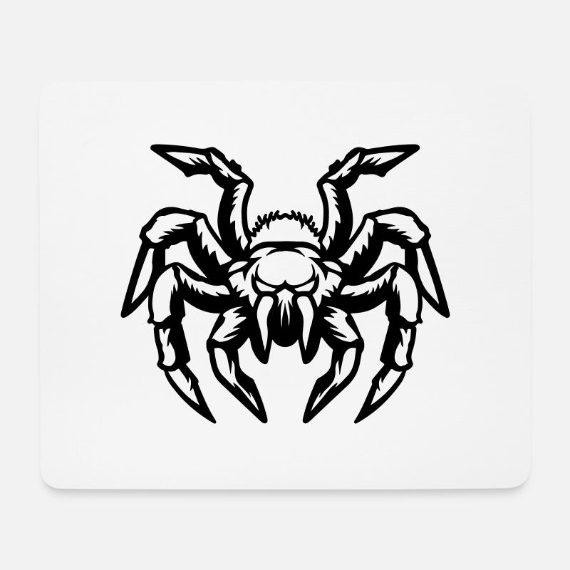 spinne - Mousepad (Querformat) - Weiß