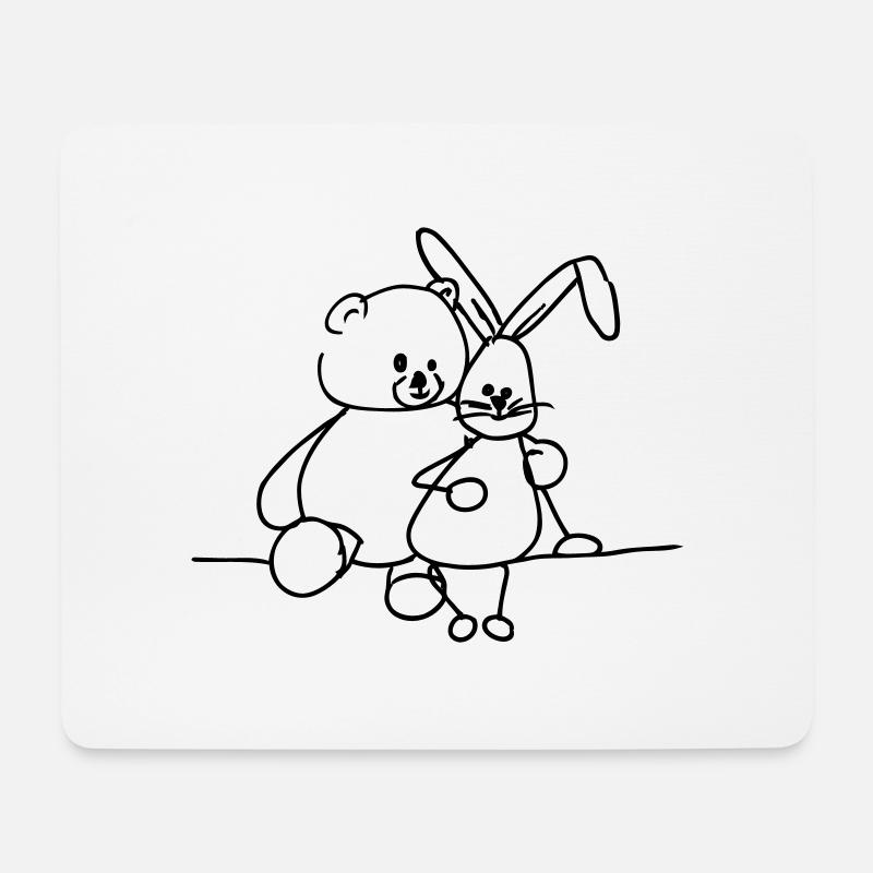 hasevorne - Mousepad (Querformat) - Weiß