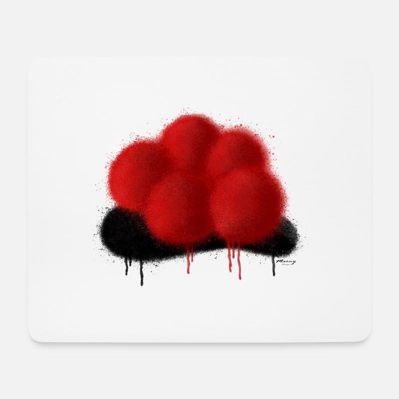 Bollenhut Schwarzwald Tracht - Mousepad (Querformat) - Weiß