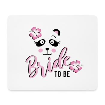 Bride Panda JGA Wedding Bride Team Group Shirt 1 - Mouse Pad (horizontal) - white - Front
