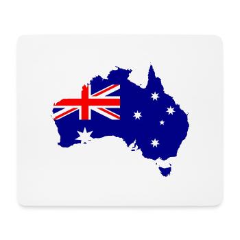 Australia 24th - Mouse Pad (horizontal) - white - Front
