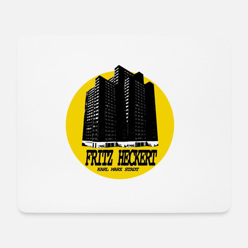 HECKERT GEBIET - Mousepad (Querformat) - Weiß