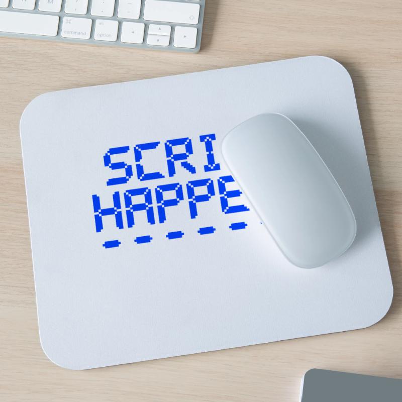 Computer Programming Script Happens Programmer Mouse Pad (horizontal)
