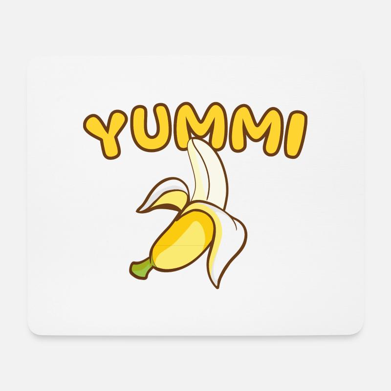 YUMMI - Geschmacksache - Mousepad (Querformat) - Weiß