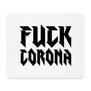 136 Fuck Corona Virus Coronavirus - Tapis de souris (format paysage) - blanc - Devant