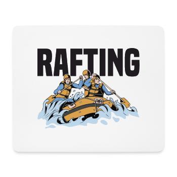 Rafting Squad Outfit für Teams Boot fahren Berge - Mousepad (Querformat) - Weiß - Vorne