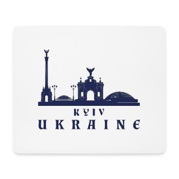 Kiev Skyline Ukraine Kyiv - Mouse Pad (horizontal) - white - Front