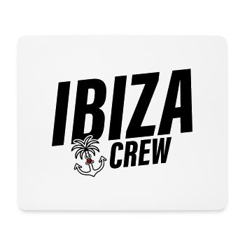 Ibiza Crew Anchor Palm Tree Heart Love - Mouse Pad (horizontal) - white - Front