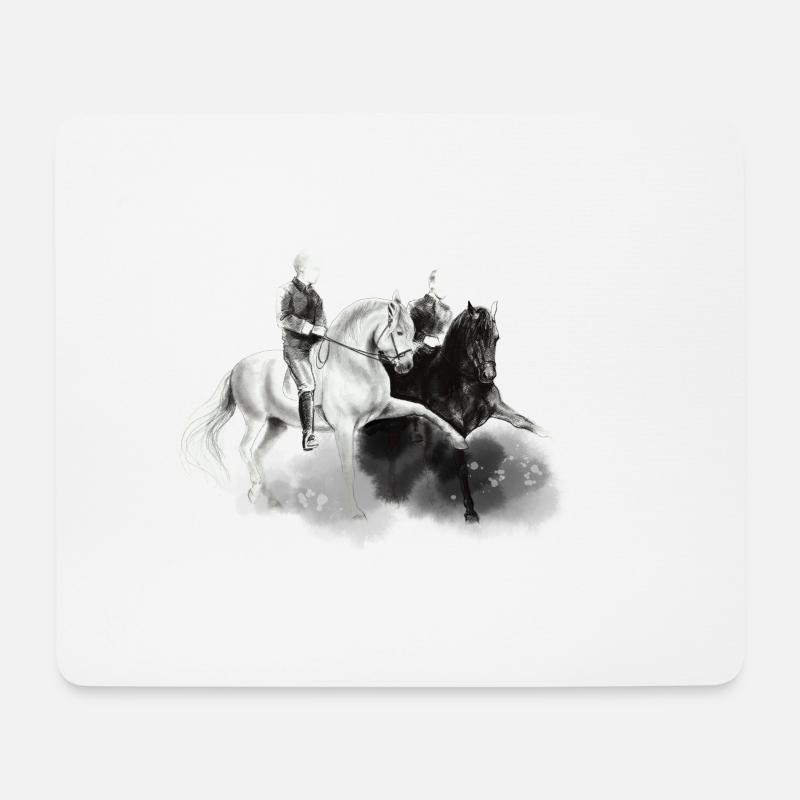 Spanish greeting - Mouse Pad (horizontal) - white