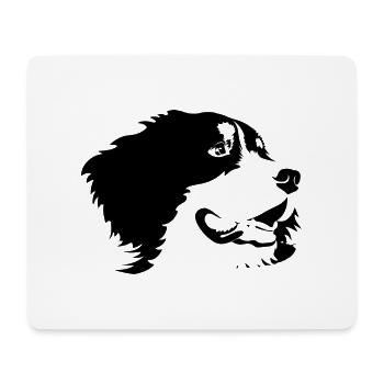 Dog Hund - Mousepad (Querformat) - Weiß - Vorne