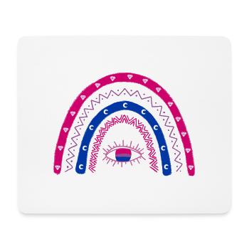 Bisexuality Flag Rainbow Bi Pride - Mouse Pad (horizontal) - white - Front