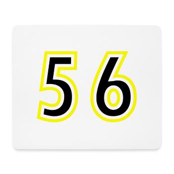 56 Number College - Mouse Pad (horizontal) - white - Front