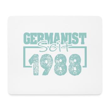 Germanist 1988 - Mouse Pad (horizontal) - white - Front