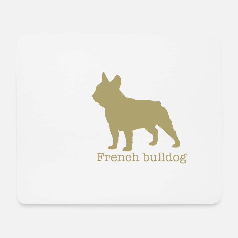 French Bulldog - Mouse Pad (horizontal) - white
