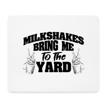 aimer le milkshake - Tapis de souris (format paysage) - blanc - Devant