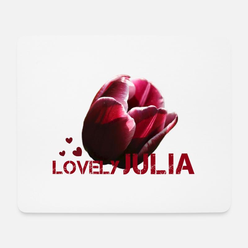 Julia Juliane - Mousepad (Querformat) - Weiß