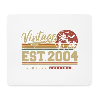 Vintage 2004 Vintage Retro Birthday - Mouse Pad (horizontal) - white - Front