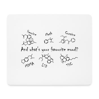 Favorite mood - Mouse Pad (horizontal) - white - Front