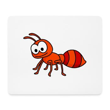 Ant Comic Animal - Mouse Pad (horizontal) - white - Front