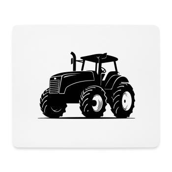 Traktor Farmer Symbol Bauer - Mousepad (Querformat) - Weiß - Vorne