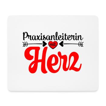 Danke Sagen an Praxisanleiterin Abschied Kollegin - Mousepad (Querformat) - Weiß - Vorne