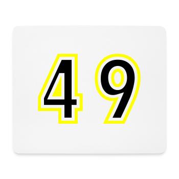 49 Number College - Mouse Pad (horizontal) - white - Front