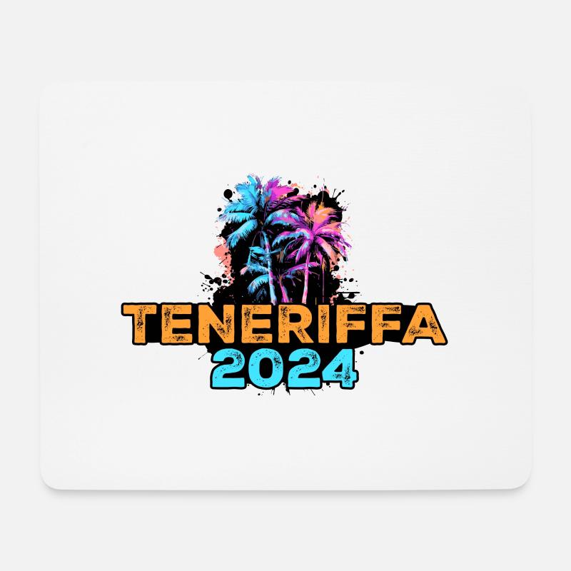 Teneriffa 2024 Reise - Mousepad (Querformat) - Weiß