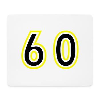 60 Number College - Mouse Pad (horizontal) - white - Front