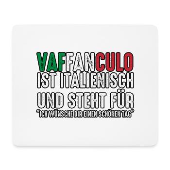 Italien Italiener Vaffanculo - Mousepad (Querformat) - Weiß - Vorne