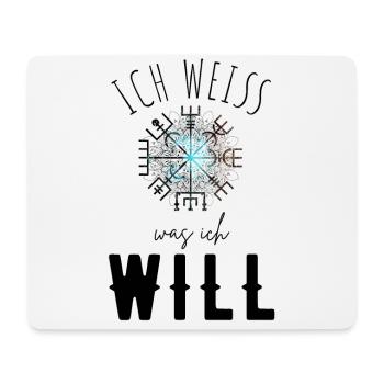 Wegweiser Motivation - VEGVISIR - Mousepad (Querformat) - Weiß - Vorne