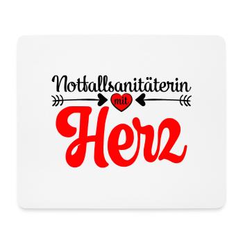 Notfallsanitäterin Abschiedsgeschenk zum Abschied - Mousepad (Querformat) - Weiß - Vorne