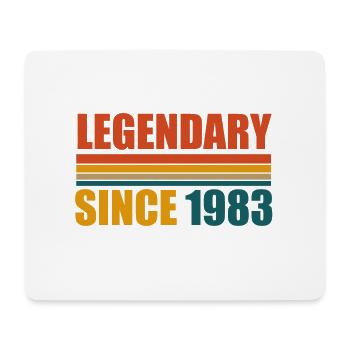 Legendär seit 1983 - Mousepad (Querformat) - Weiß - Vorne