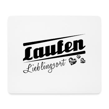 Laufen - Lieblingsort mit Stadtnamen - Mousepad (Querformat) - Weiß - Vorne