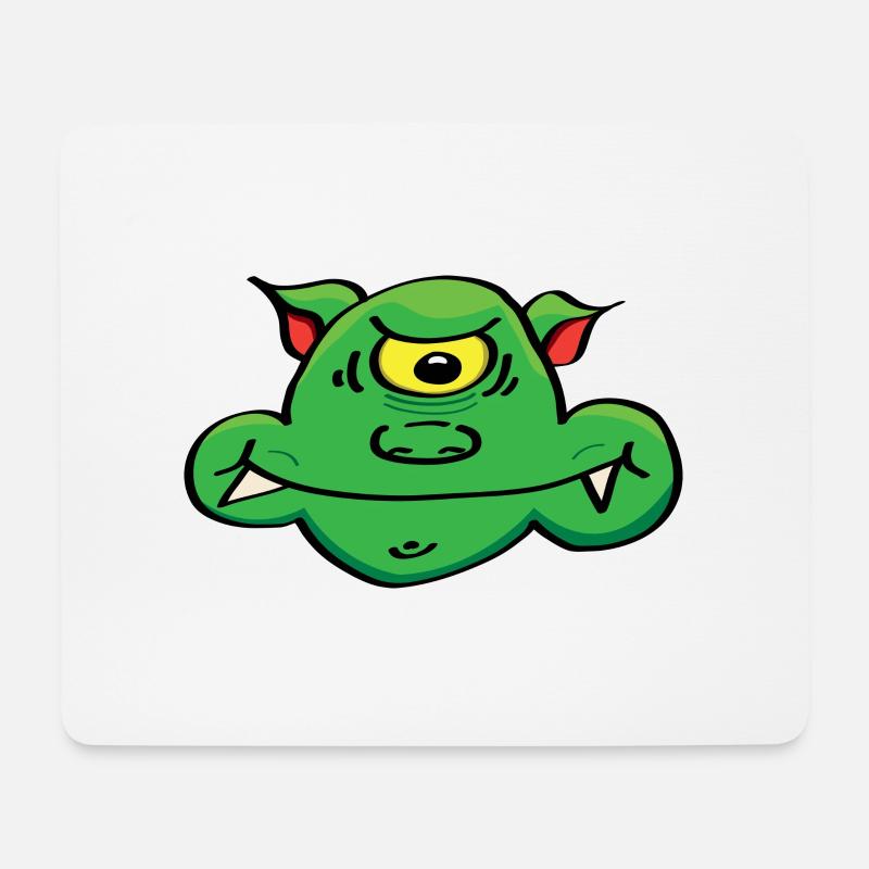 Creature / Monster - Mouse Pad (horizontal) - white