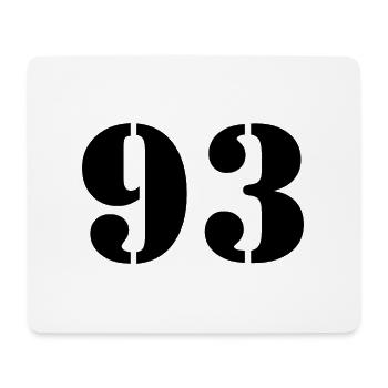93 - Mouse Pad (horizontal) - white - Front