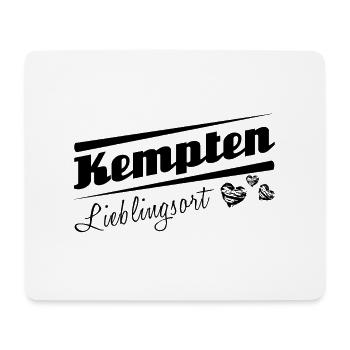 Kempten - Lieblingsort mit Stadtnamen - Mousepad (Querformat) - Weiß - Vorne