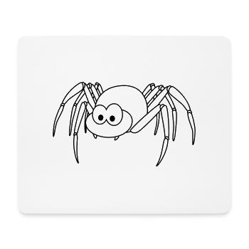 Tarentule Comic Animal - Tapis de souris (format paysage) - blanc - Devant