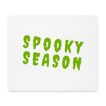 Spooky Season – Toxic Green Typography - Mousepad (Querformat) - Weiß - Vorne