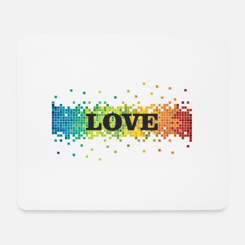 love - Mouse Pad (horizontal) - white