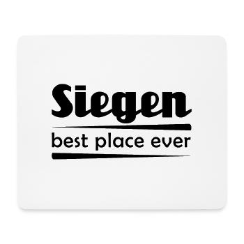Siegen - Stadt best place ever - Mousepad (Querformat) - Weiß - Vorne