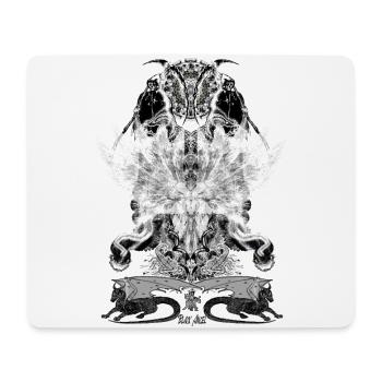 Black Angel 2021 08B - Tapis de souris (format paysage) - blanc - Devant