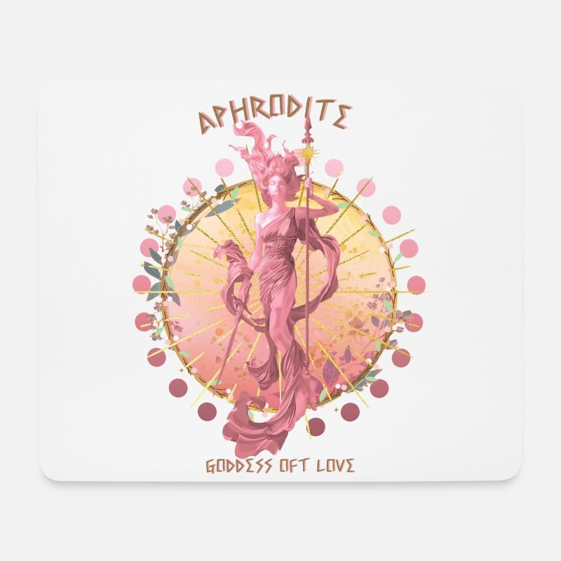 Aphrodite Göttin der Liebe griechische Mythologie - Mousepad (Querformat) - Weiß
