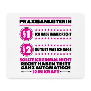 Danke Sagen an Praxisanleiterin Abschied Kollegin - Mousepad (Querformat) - Weiß - Vorne