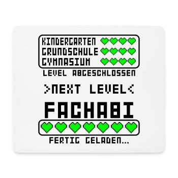 Fachabitur Fachabi zum bestandenen Abgeschlossen - Mousepad (Querformat) - Weiß - Vorne