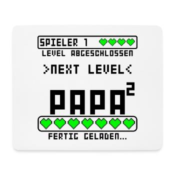 Geburt Arbeitskollege Kollege wird Papa Vater 2 - Mousepad (Querformat) - Weiß - Vorne