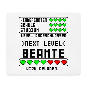 Beamte Ausbildung Beginn für Azubi Junge Baby - Mousepad (Querformat) - Weiß - Vorne