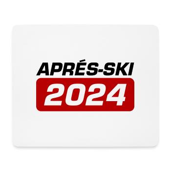Après-ski 2024 - Tapis de souris (format paysage) - blanc - Devant