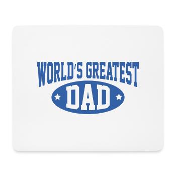 Le plus grand papa du monde - Tapis de souris (format paysage) - blanc - Devant