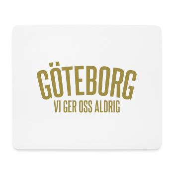 Göteborg Nous n’abandonnons jamais - Tapis de souris (format paysage) - blanc - Devant